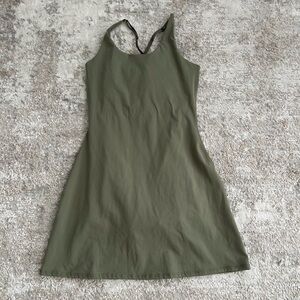 Nicole Miller Sport Olive Green Sleeveless Mini Dress